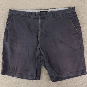 Tommy Hilfiger Shorts Mens 40 Blue Cotton Chino Shorts Navy Blue